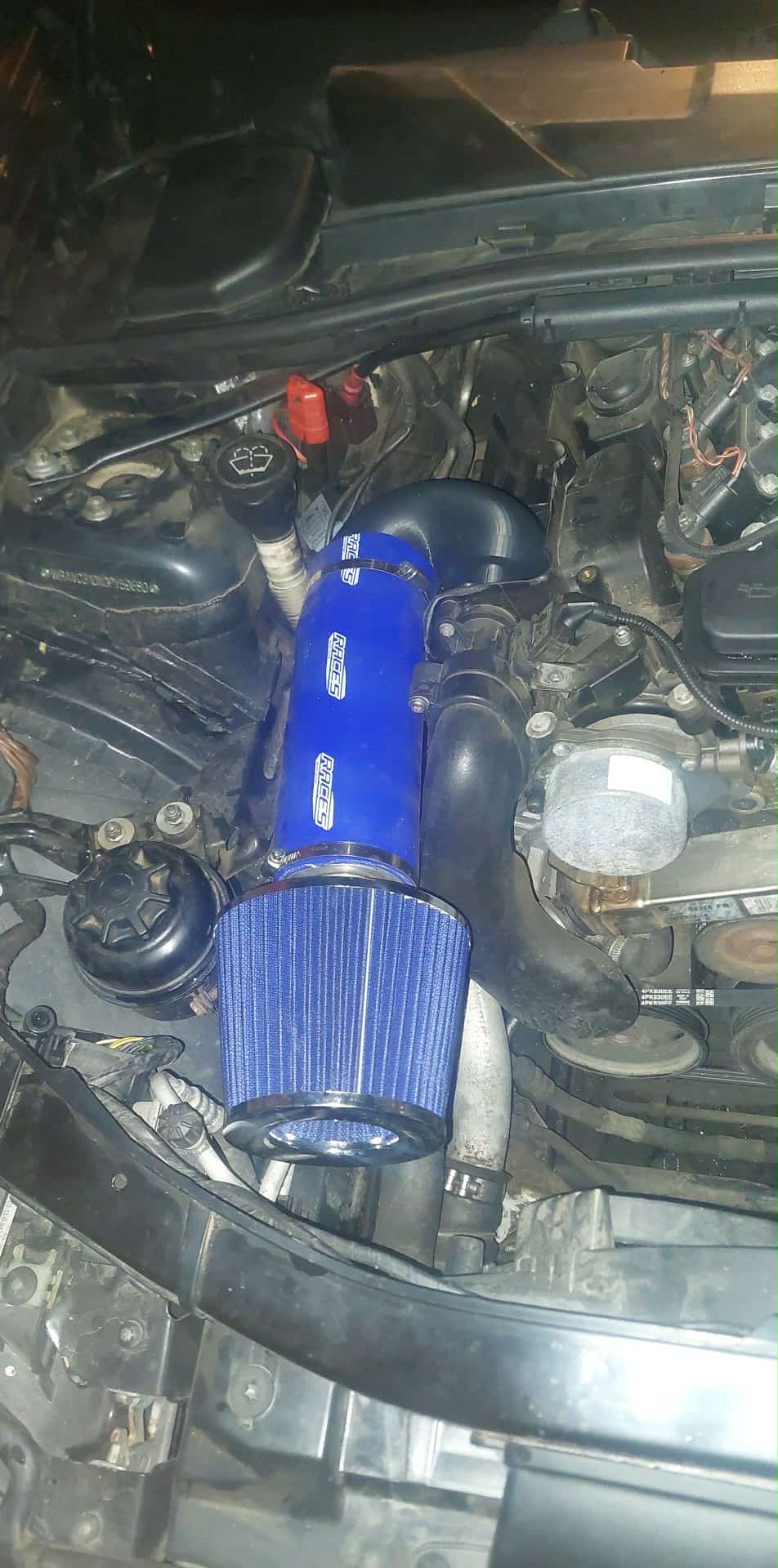 Adaptor Debitmetru BMW M57/M47 cu Cot 180° – Ieșire 80 mm, Montaj pe MAF Original, Admisie Custom - Auto - 3D