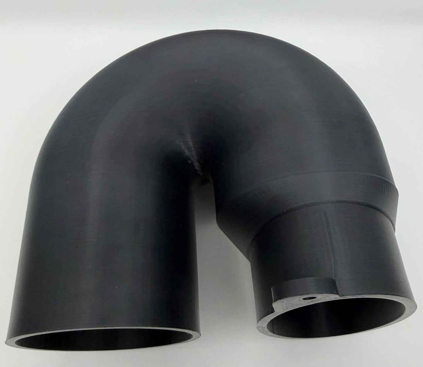 Adaptor Debitmetru BMW M57/M47 cu Cot 180° – Ieșire 80 mm, Montaj pe MAF Original, Admisie Custom - Auto - 3D