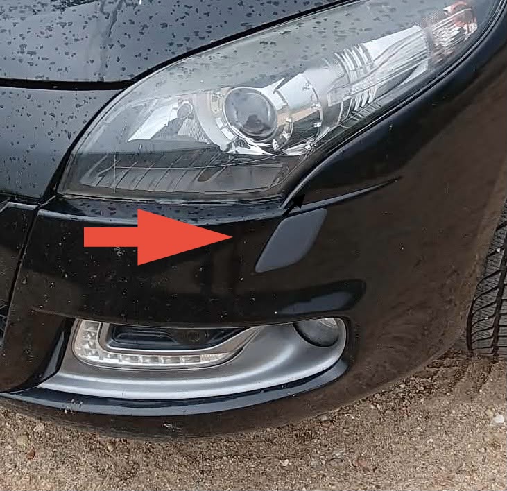 Capace Spălător Far Renault Megane 3 – Set 2 Bucăți (Stânga + Dreapta) | Print 3D ASA - AUTO-3D ROMANIA - Accesorii auto printate 3D