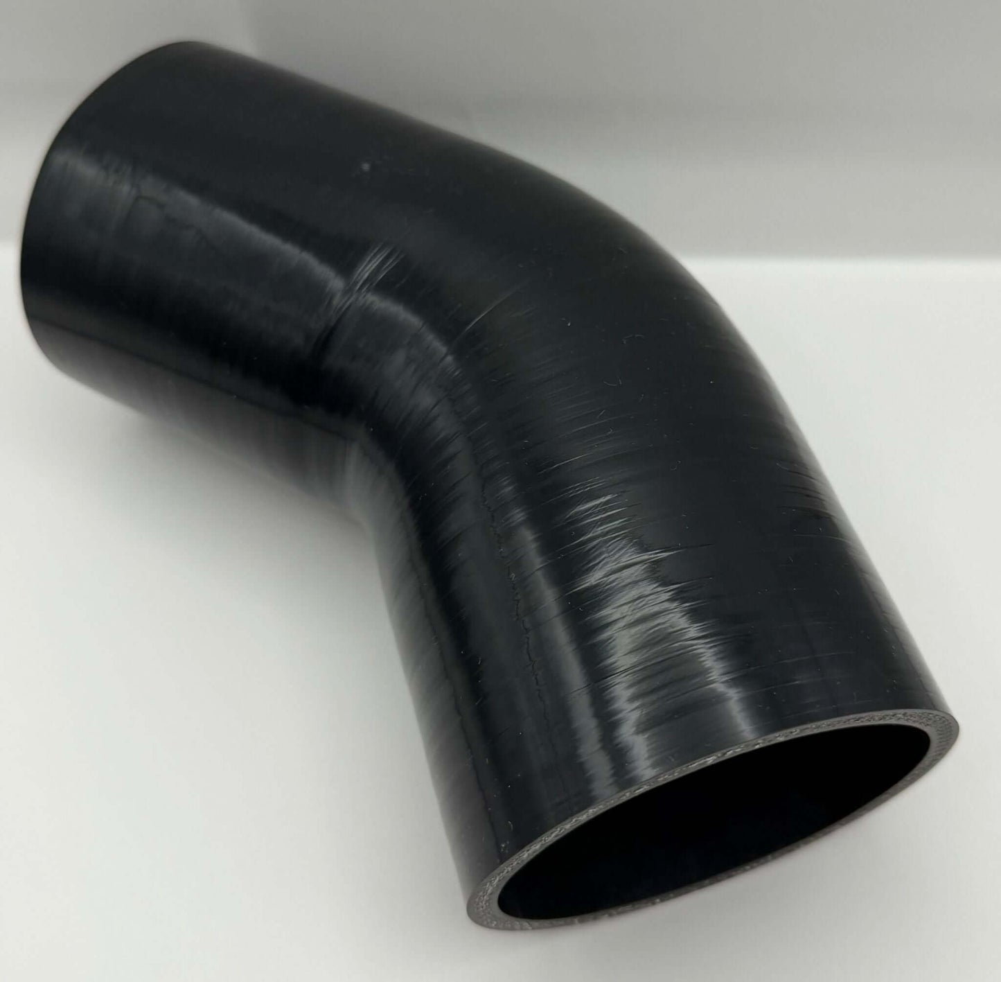 Cot siliconic 45° – Ø80 mm, brațe 100 mm – Furtun admisie aer performant - Auto - 3D