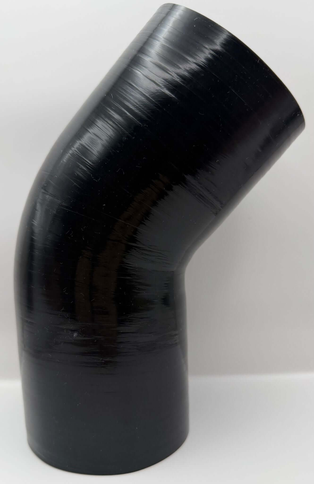 Cot siliconic 45° – Ø80 mm, brațe 100 mm – Furtun admisie aer performant - Auto - 3D