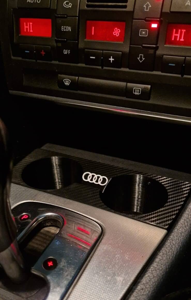 Suport de pahare Audi A4 B6 B7 1DIN - Auto - 3D