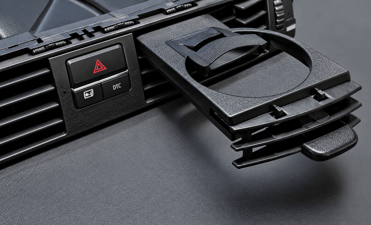 Suport pahare BMW E90 / E60 / E46 – montaj în grila centrală - AUTO-3D ROMANIA - Accesorii auto printate 3D