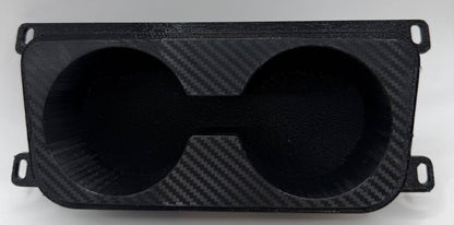 Suport Pahare BMW E90/E91/E92/E93 – Montaj în Locul Scrumierei, Negru Texturat sau Efect Carbon, Cu/Sau Fără Gaura Brichetă - Auto - 3D