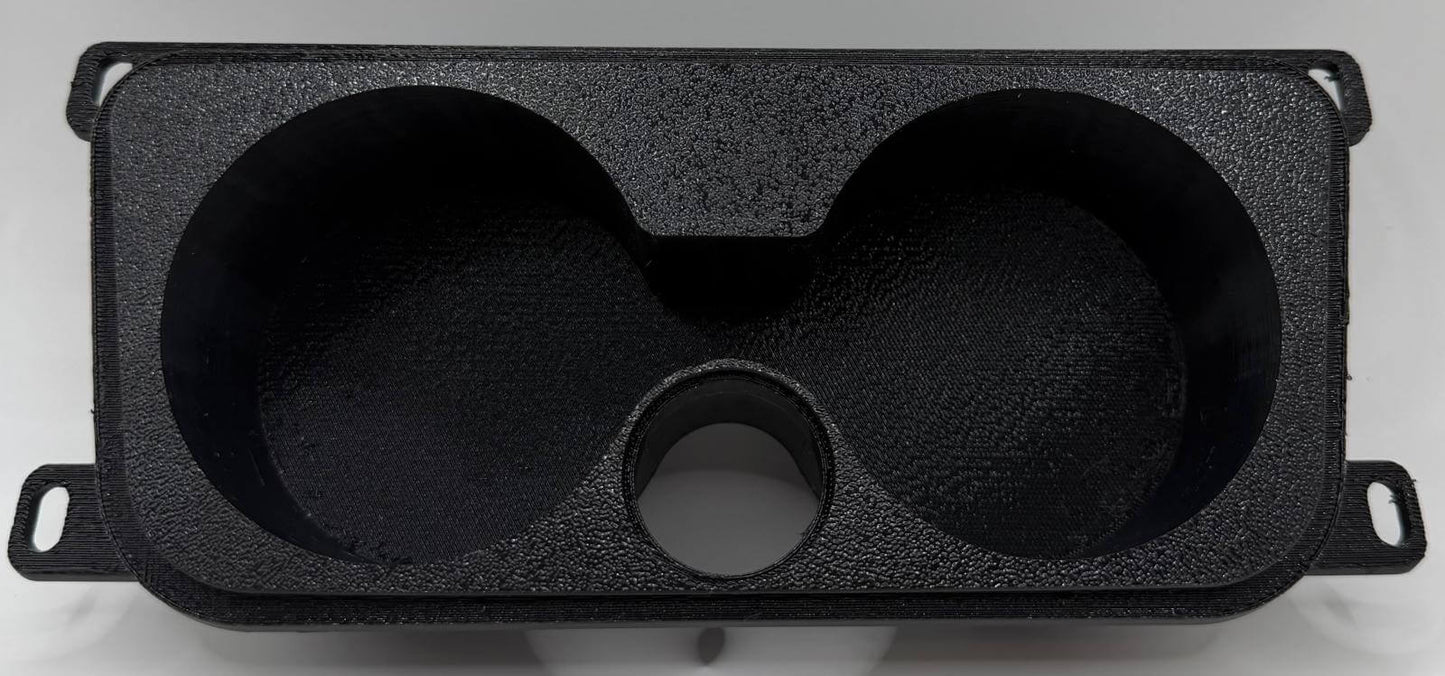 Suport Pahare BMW E90/E91/E92/E93 – Montaj în Locul Scrumierei, Negru Texturat sau Efect Carbon, Cu/Sau Fără Gaura Brichetă - Auto - 3D