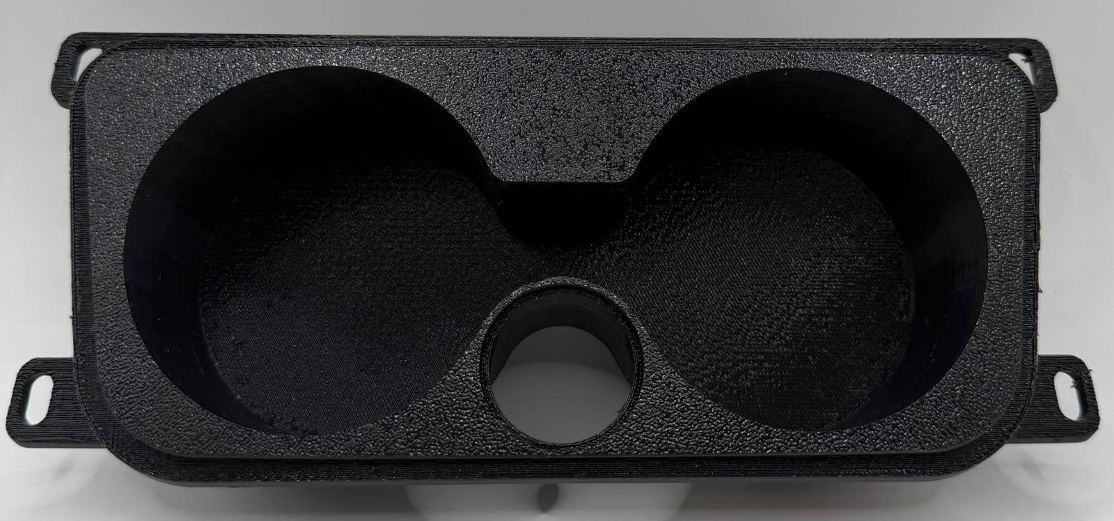 Suport Pahare BMW E90/E91/E92/E93 – Montaj în Locul Scrumierei, Negru Texturat sau Efect Carbon, Cu/Sau Fără Gaura Brichetă - Auto - 3D