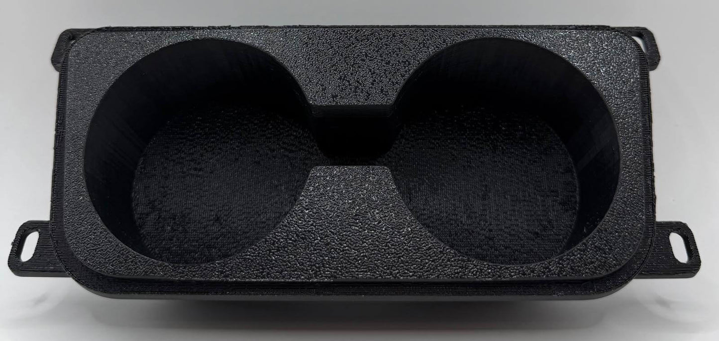 Suport Pahare BMW E90/E91/E92/E93 – Montaj în Locul Scrumierei, Negru Texturat sau Efect Carbon, Cu/Sau Fără Gaura Brichetă - Auto - 3D