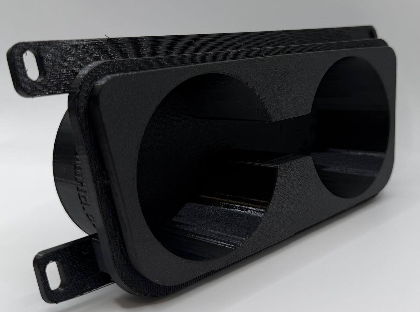 Suport Pahare BMW E90/E91/E92/E93 – Montaj în Locul Scrumierei, Negru Texturat sau Efect Carbon, Cu/Sau Fără Gaura Brichetă - Auto - 3D