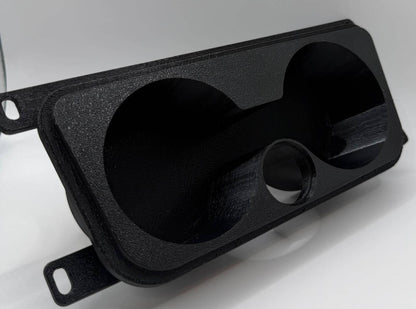 Suport Pahare BMW E90/E91/E92/E93 – Montaj în Locul Scrumierei, Negru Texturat sau Efect Carbon, Cu/Sau Fără Gaura Brichetă - Auto - 3D