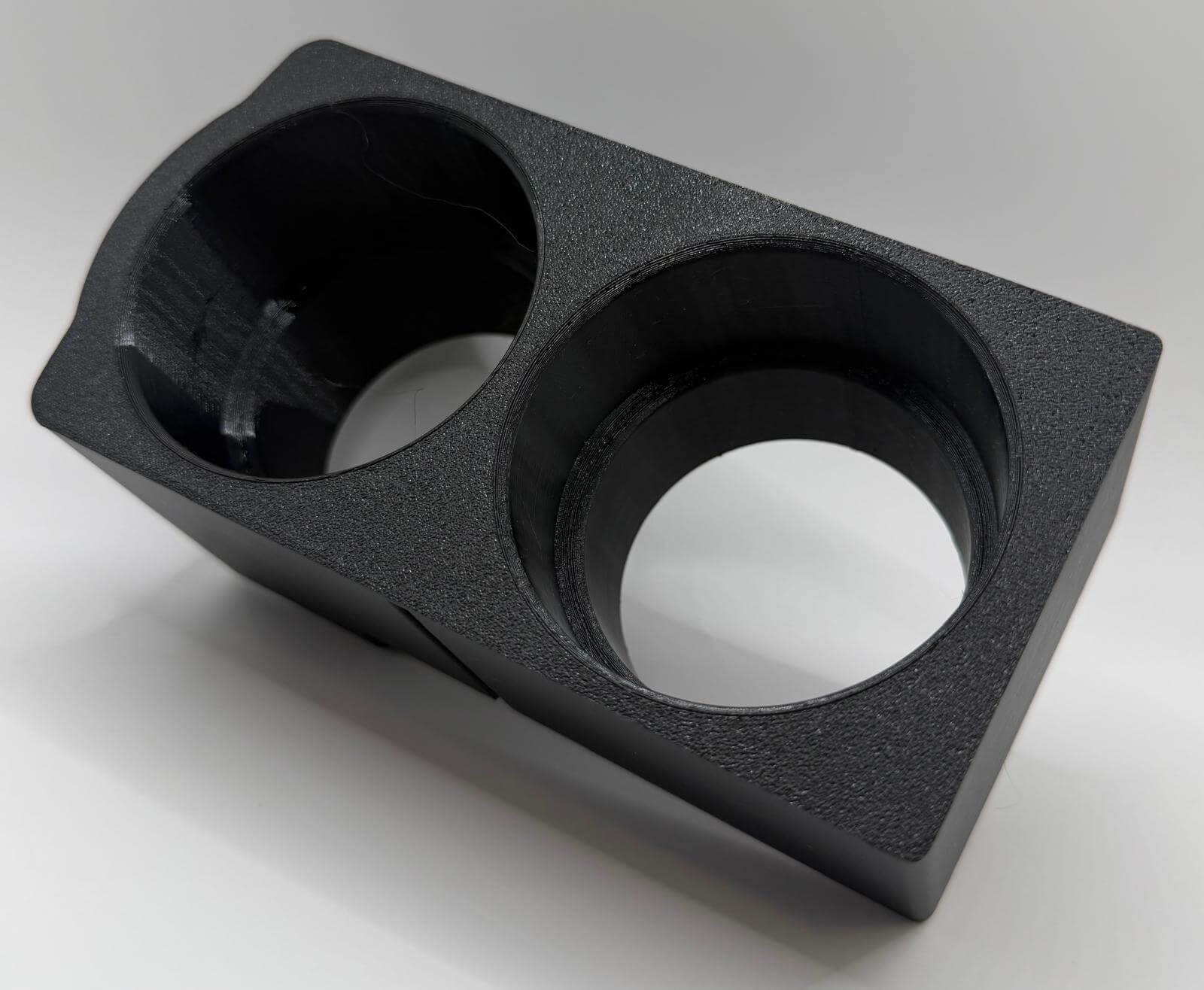 Suport Pahare Mercedes W204 / W207 – Imprimat 3D, Negru Texturat, Montaj Consolă Centrală - Auto - 3D