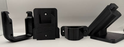 Suport perete pentru scule și baterii Milwaukee M18 & M12 – Organizare profesională - Auto - 3D